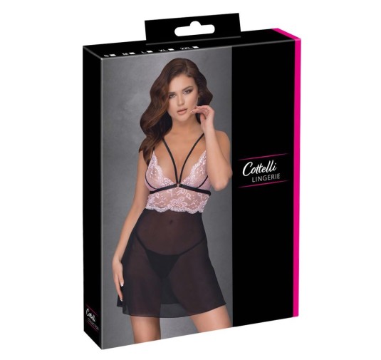 Babydoll black/pink M